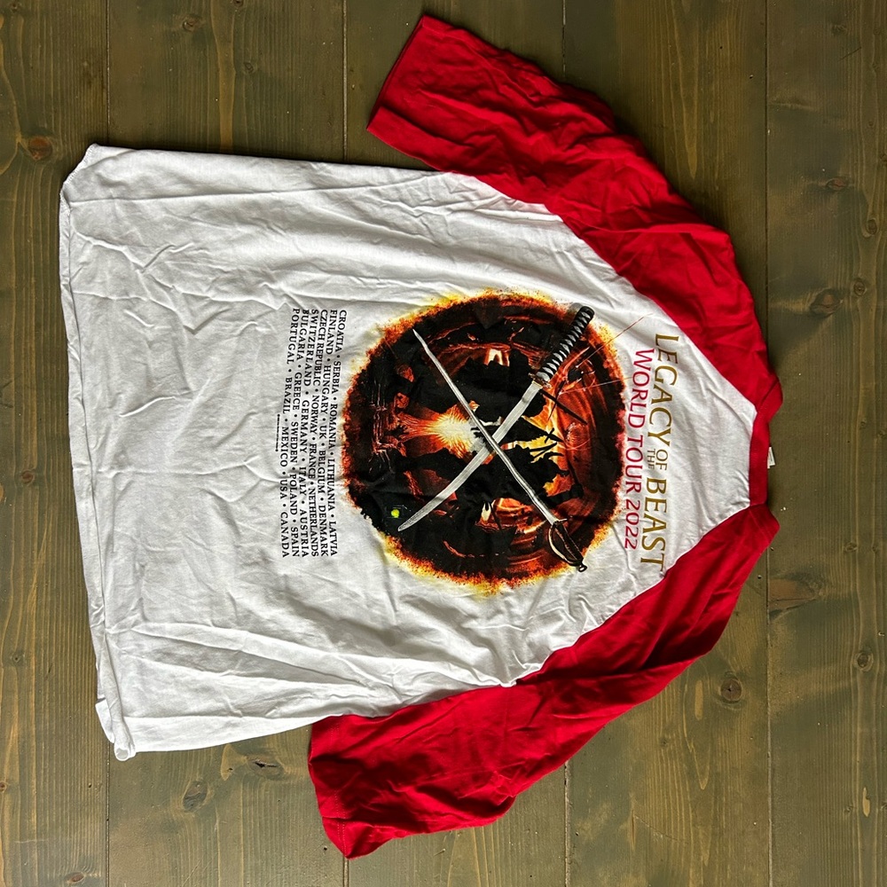 Iron Maiden Concert Shirt - Legacy of the Beast Tour